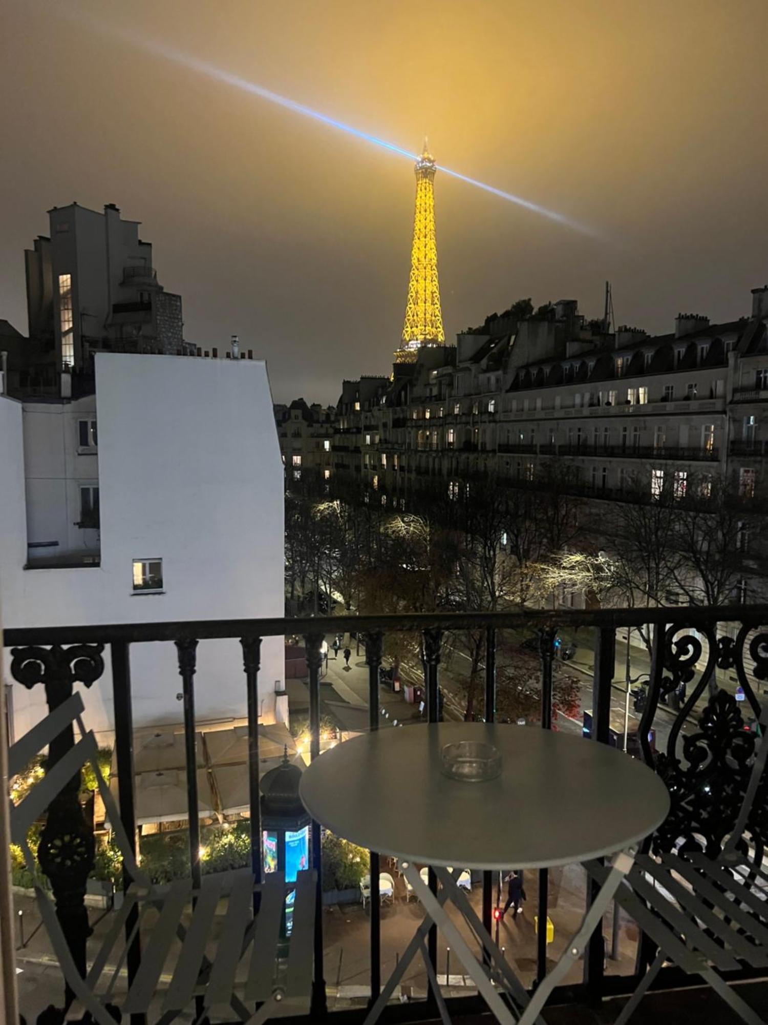 Appartement Paris Vue Tour Eiffel Trocadero المظهر الخارجي الصورة