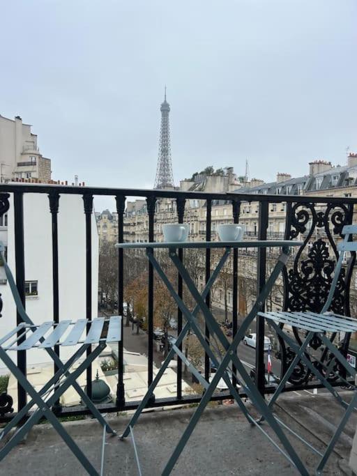 Appartement Paris Vue Tour Eiffel Trocadero المظهر الخارجي الصورة